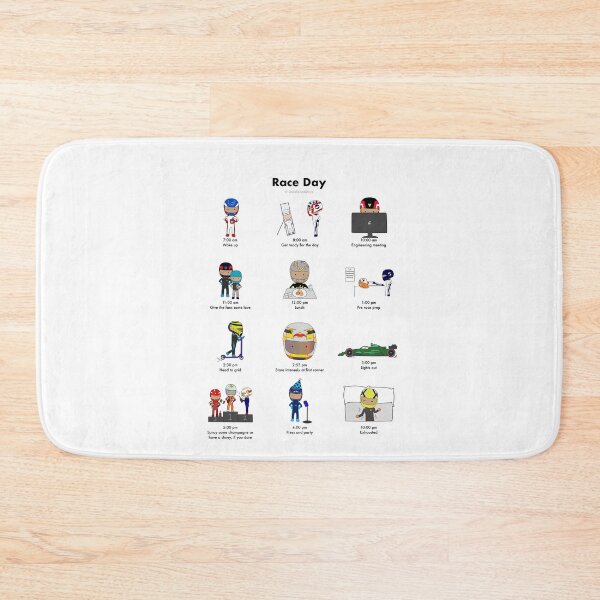 Item preview, Day in the Life of an F1 Driver - DoodleAndDrive  designed and sold by DoodleAndDrive.