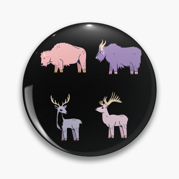 Item preview, Buffalo deer sticker pack designed and sold by stickers-packs.