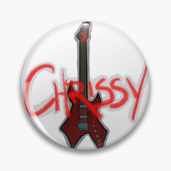 Hard Rock Cafe Pin Los Angeles Dead rocker Series Buddy Holly Guitar with name 