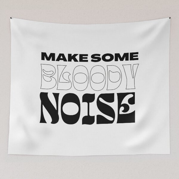 Item preview, Make Some Bloody Noise - Vintage Text designed and sold by The-Funny-Shop.