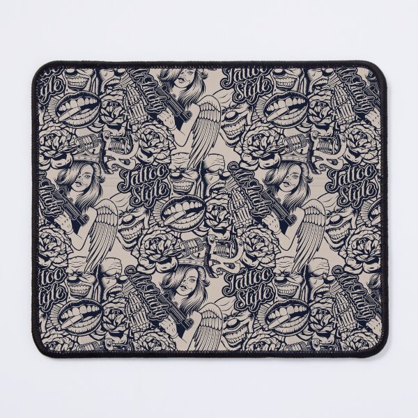 Item preview, Tattoo Style Pattern Design | Tattoo style pattern | Funky Pattern designed and sold by skidio.