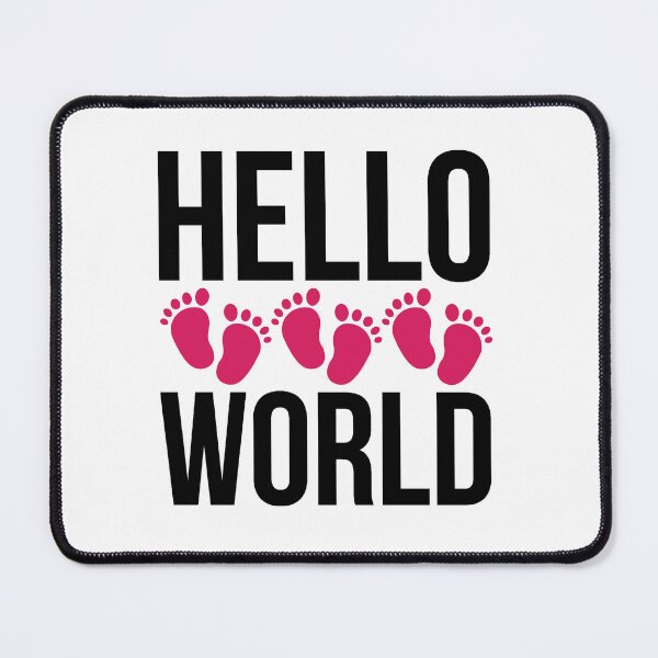 Item preview, Hello World New Baby Baby Shine Mothers Day gift apparel designed and sold by DesignByHeartUK.