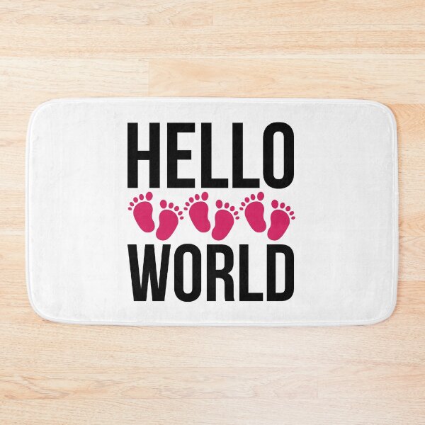 Item preview, Hello World New Baby Baby Shine Mothers Day gift apparel designed and sold by DesignByHeartUK.