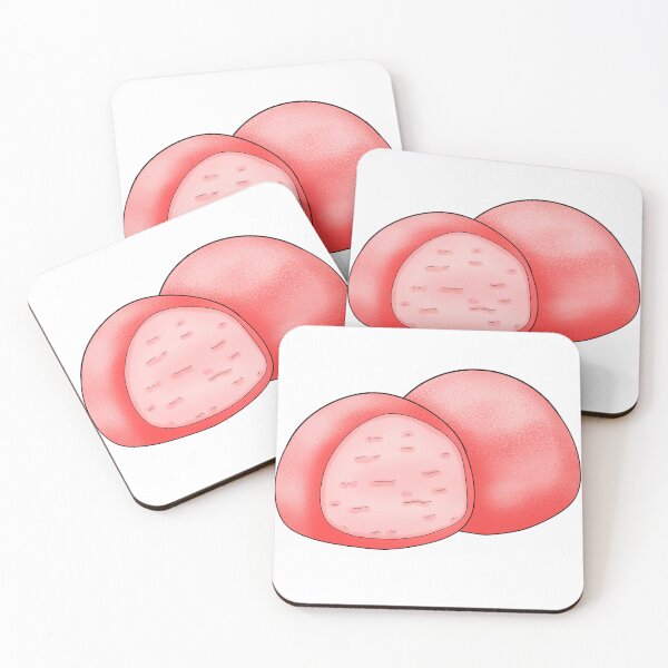 Item preview, Kawaii Strawberry Mochi Ice Cream designed and sold by kawaiisweet.