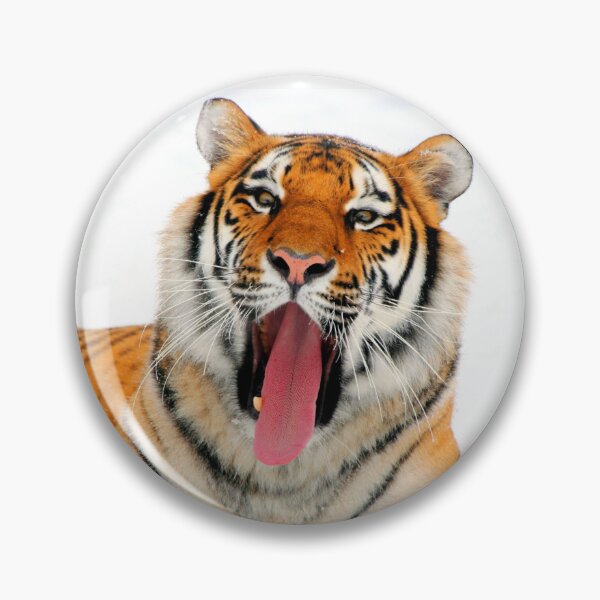 Item preview, ANIMALS #43 - Yawning Tiger in Snow designed and sold by DEL-Productions.