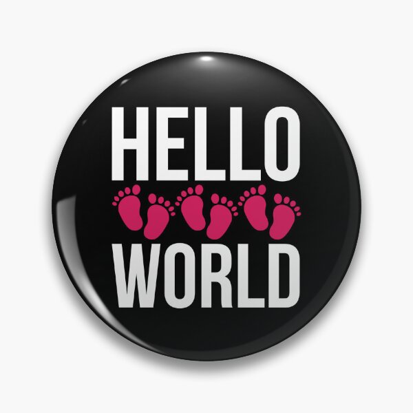 Item preview, Hello World New Baby Baby Shine Mothers Day gift apparel designed and sold by DesignByHeartUK.