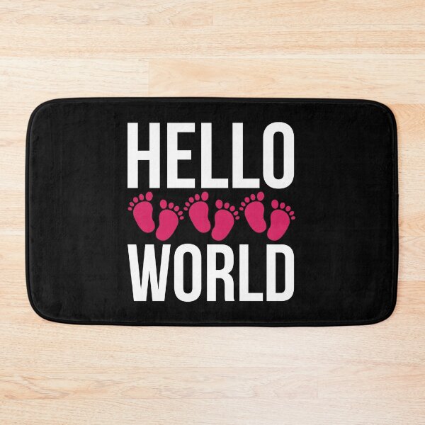 Item preview, Hello World New Baby Baby Shine Mothers Day gift apparel designed and sold by DesignByHeartUK.
