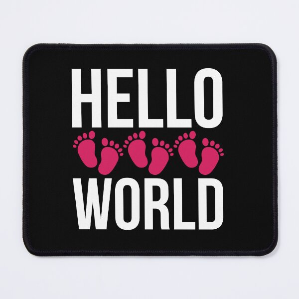 Item preview, Hello World New Baby Baby Shine Mothers Day gift apparel designed and sold by DesignByHeartUK.