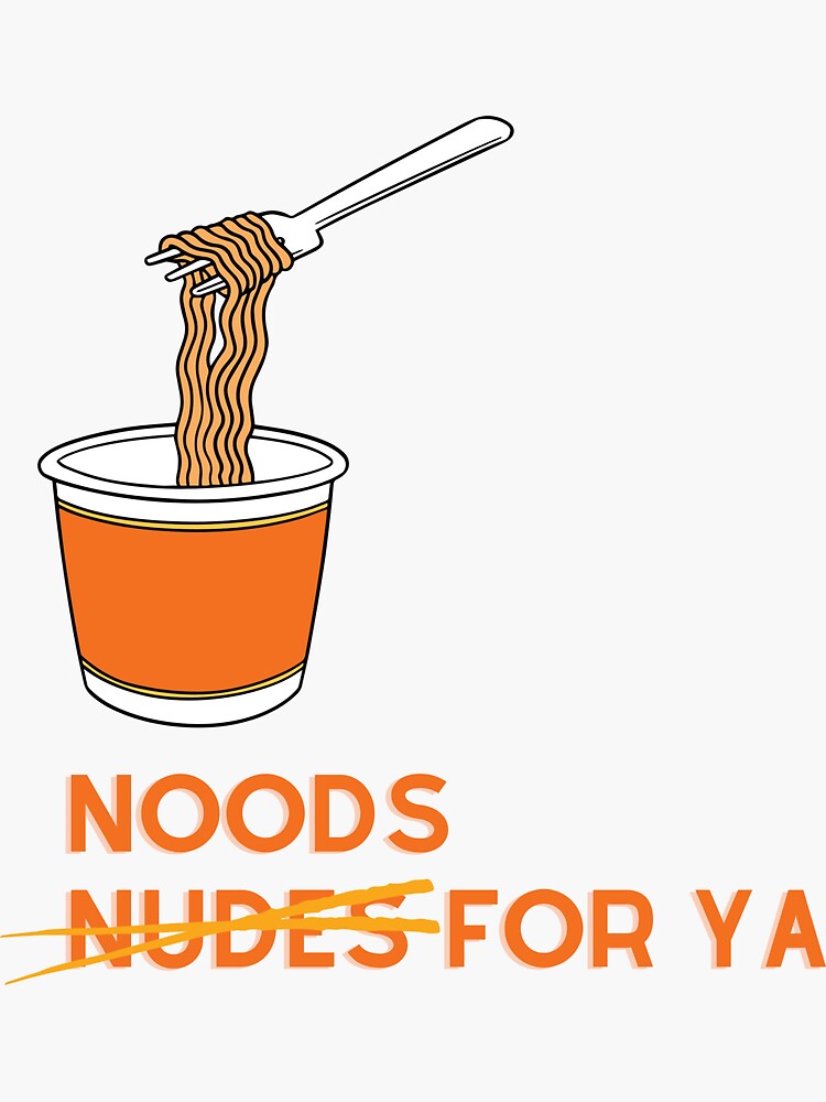 "Noodles, Retro, Double Meaning, Funny, Naughty, Aesthetic, Indie
