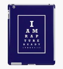 Rapture Eye Chart (White) iPad Case/Skin