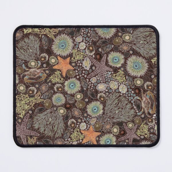 Item preview, Tidal Adventure - red background designed and sold by Rachel Quinlan.