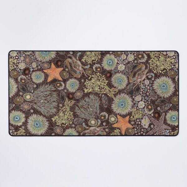 Item preview, Tidal Adventure - red background designed and sold by Rachel Quinlan.