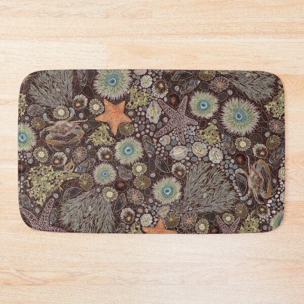 Item preview, Tidal Adventure - red background designed and sold by Rachel Quinlan.