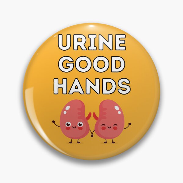 Item preview, Urine Good Hands Kidney Care Pun designed and sold by Caregiverology.