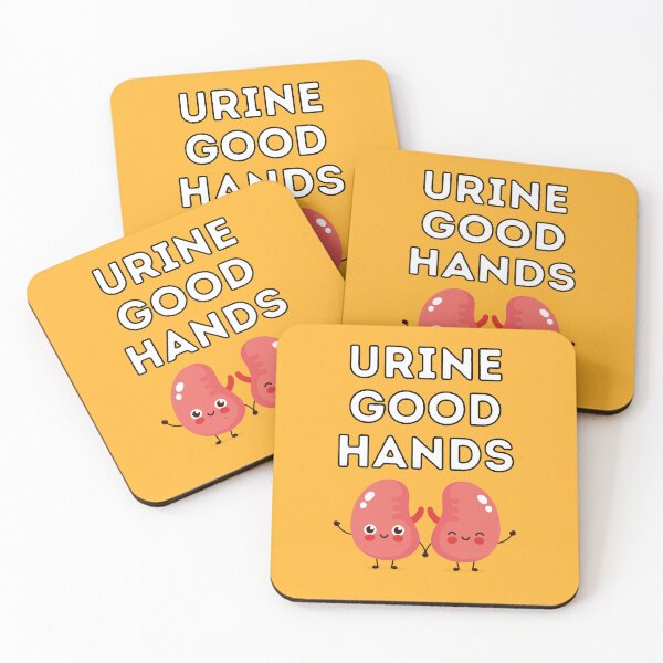 Item preview, Urine Good Hands Kidney Care Pun designed and sold by Caregiverology.