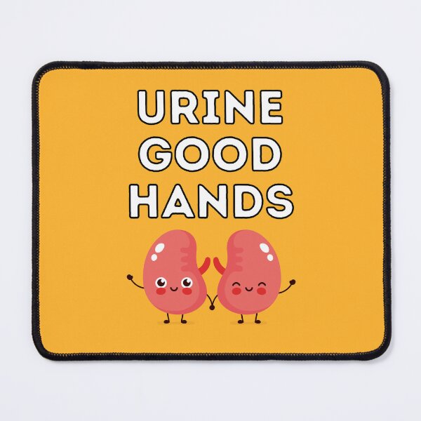 Item preview, Urine Good Hands Kidney Care Pun designed and sold by Caregiverology.