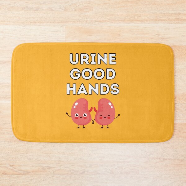 Item preview, Urine Good Hands Kidney Care Pun designed and sold by Caregiverology.