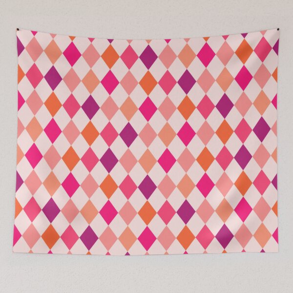 Item preview, Tiny Diamonds Rhombus Multicolor Pattern designed and sold by antevasinart.
