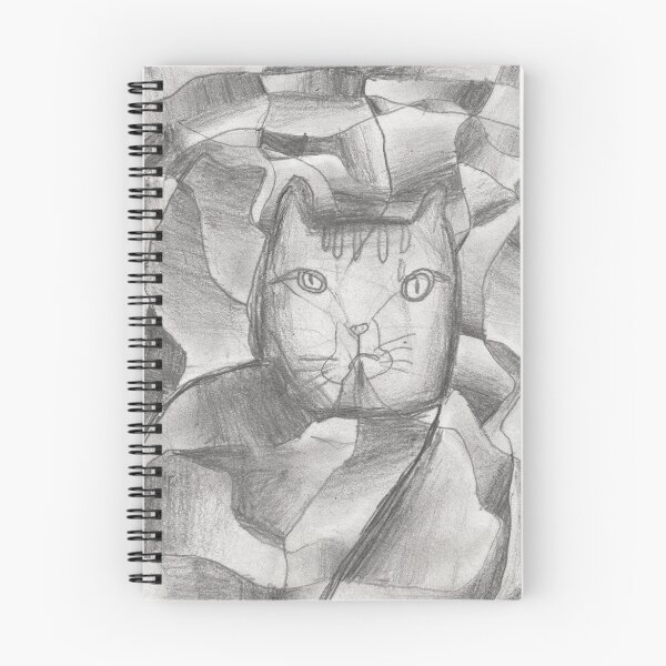 Aperçu de l'œuvre Chat crayon abstrait créée et vendue par YTPickle.