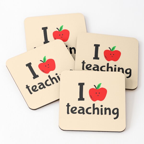 Item preview, I love teaching! designed and sold by Popecm.