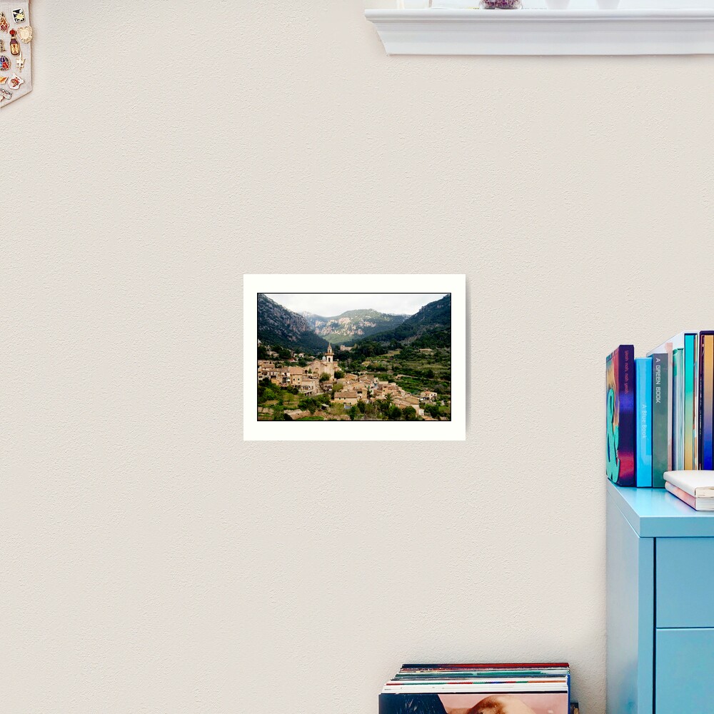 Spanish town of Valdemossa in Mallorca Art Print