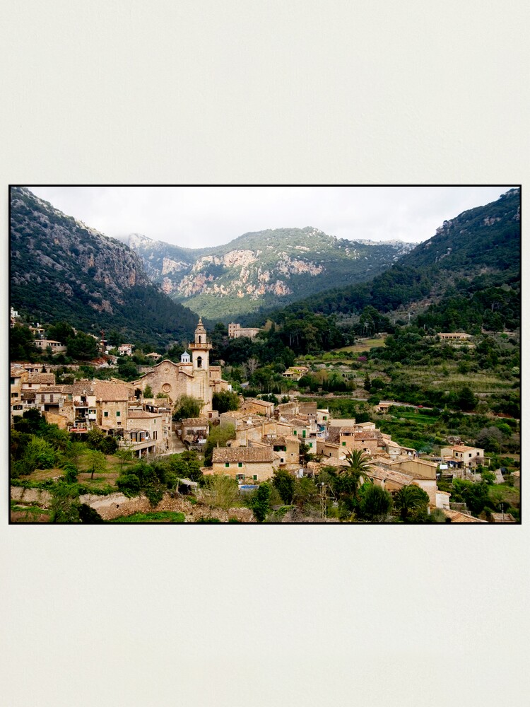 Alternate view of Spanish town of Valdemossa in Mallorca Photographic Print