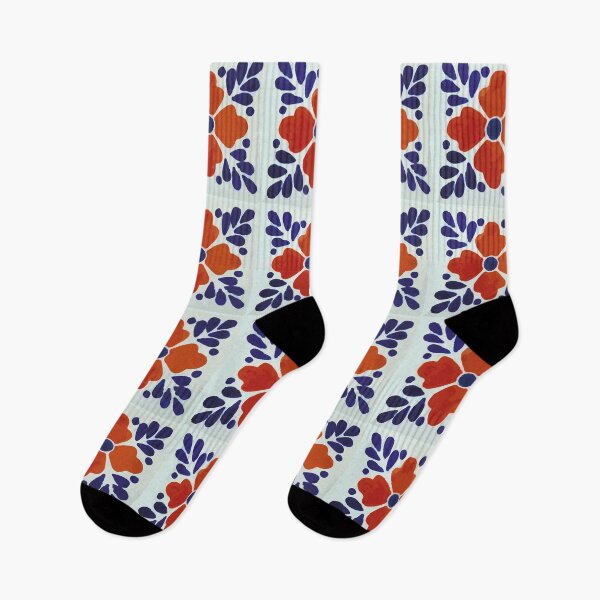 Item preview, Classic flower and leaves hand painted mexican folk art designed and sold by T-Mex.