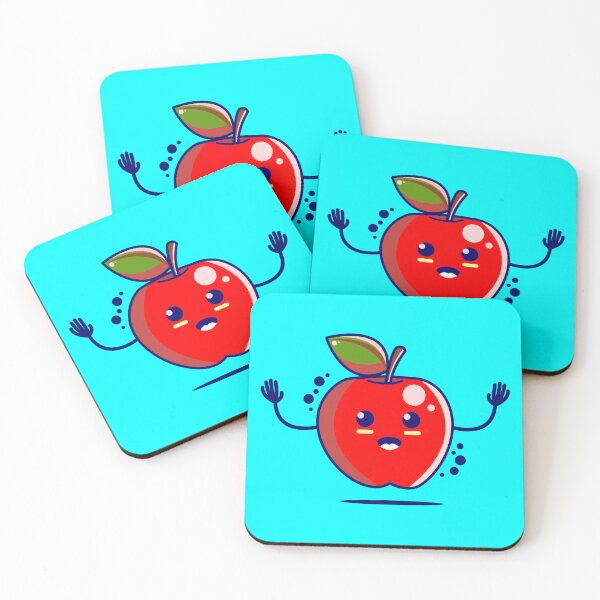 Item preview, cute apple illustration designed and sold by lukmanyasin.