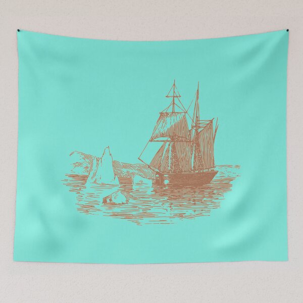 Item preview, Vintage Sailing Ship Drawing designed and sold by Rorulent.