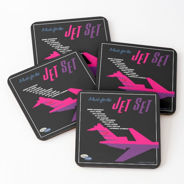 Item preview, MUSIC FOR THE JET SET - RECORD SLEEVE designed and sold by ThrowbackAds.