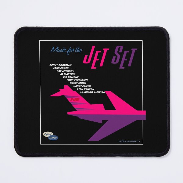 Item preview, MUSIC FOR THE JET SET - RECORD SLEEVE designed and sold by ThrowbackAds.