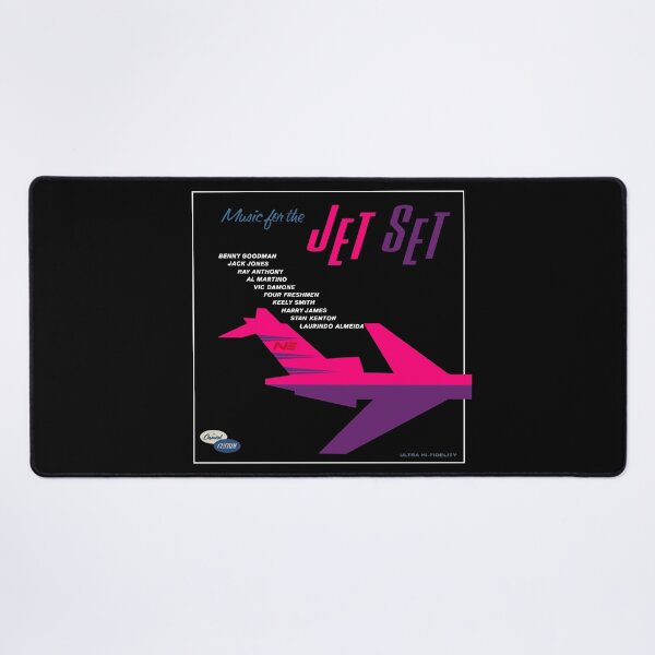 Item preview, MUSIC FOR THE JET SET - RECORD SLEEVE designed and sold by ThrowbackAds.