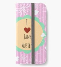Jane Austen Collection Pink Design iPhone Wallet/Case/Skin