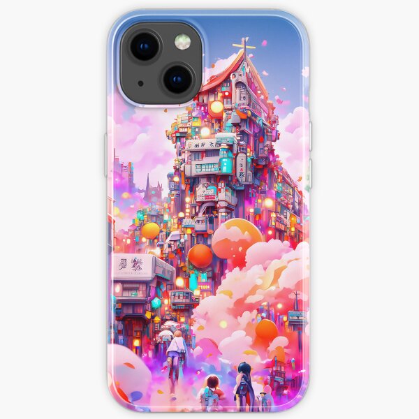 Color Tower iPhone Soft Case