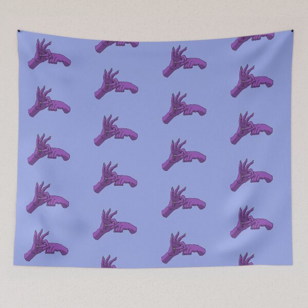 Item preview, Raw Dog Nails: Sex Hands / with background / purple designed and sold by Lauren Paulus.