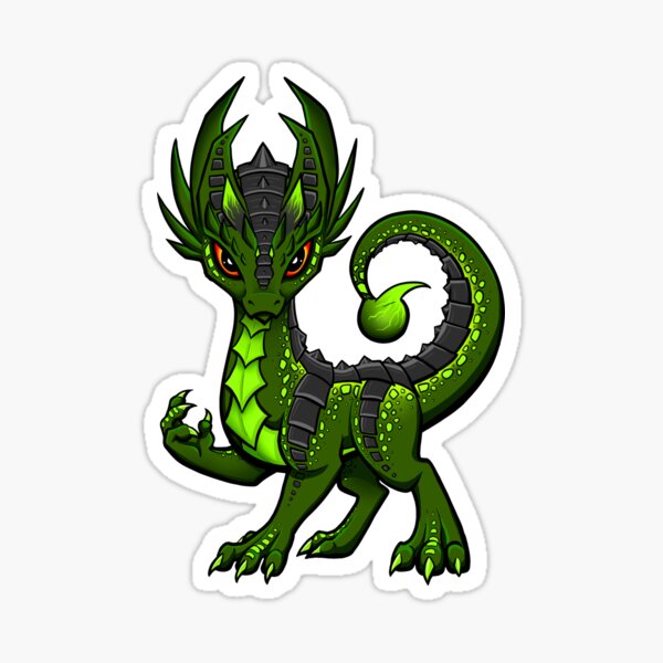 Aperçu de l'œuvre Dragon venimeux créée et vendue par Dragons and Beasties.