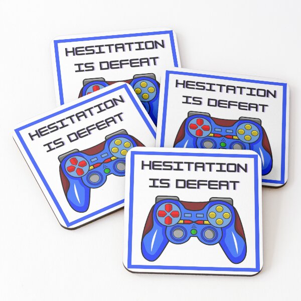 Item preview, Gamer Gift Ideas - Game Controller - Hesitation Is Defeat designed and sold by CreativeCranium.
