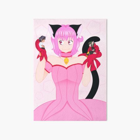 Mew Ichigo from the anime Tokyo Mew Mew New original artwork Art Board  Print for Sale by EryaMoon