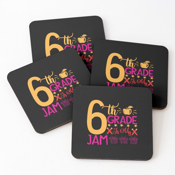 Item preview, 6th Grade Is My Jam Sixth Grade Squad School 6th Grade Love kid girl boy Off birthday Vacation Inspiration Joy Mood designed and sold by DesignByHeartUK.