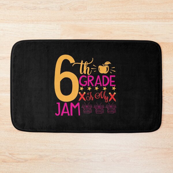 Item preview, 6th Grade Is My Jam Sixth Grade Squad School 6th Grade Love kid girl boy Off birthday Vacation Inspiration Joy Mood designed and sold by DesignByHeartUK.