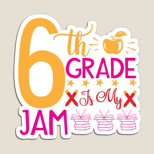 6th Grade Is My Jam Sixth Grade Squad School 6th Grade Love kid girl boy  Off birthday Vacation Inspiration Joy Mood Pet Bandana for Sale by  DesignByHeartUK