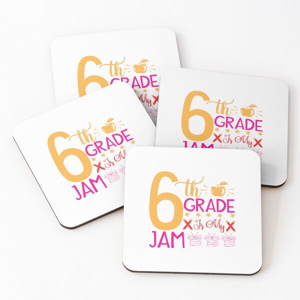 Item preview, 6th Grade Is My Jam Sixth Grade Squad School 6th Grade Love kid girl boy Off birthday Vacation Inspiration Joy Mood designed and sold by DesignByHeartUK.