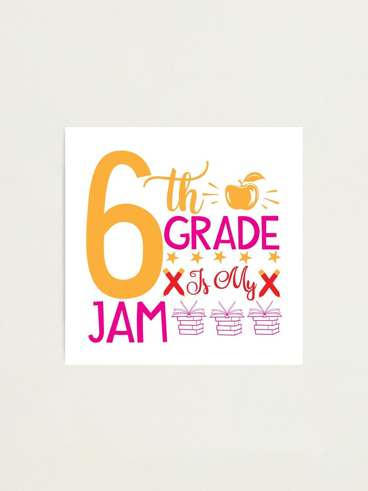 6th Grade Is My Jam Sixth Grade Squad School 6th Grade Love kid girl boy  Off birthday Vacation Inspiration Joy Mood Pet Bandana for Sale by  DesignByHeartUK