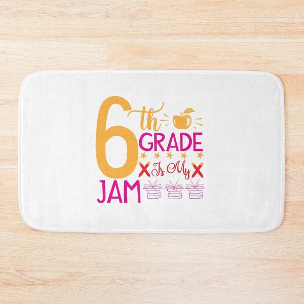 Item preview, 6th Grade Is My Jam Sixth Grade Squad School 6th Grade Love kid girl boy Off birthday Vacation Inspiration Joy Mood designed and sold by DesignByHeartUK.