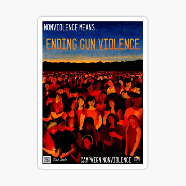 Item preview, Nonviolence Means.... Ending Gun Violence designed and sold by paceebene.