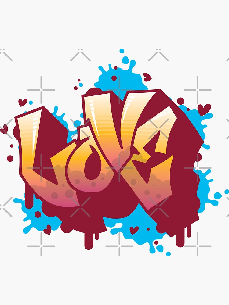 Love Graffiti Love Symbol Graffiti Graffiti Art Sticker For Sale