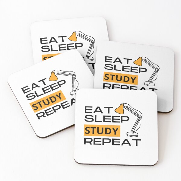 Item preview, Eat Sleep Study Repeat designed and sold by Red Ouane.
