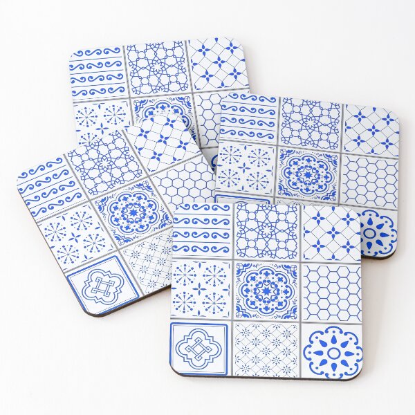 Item preview, Abstract Portuguese Pattern Tile designed and sold by LazyCho.