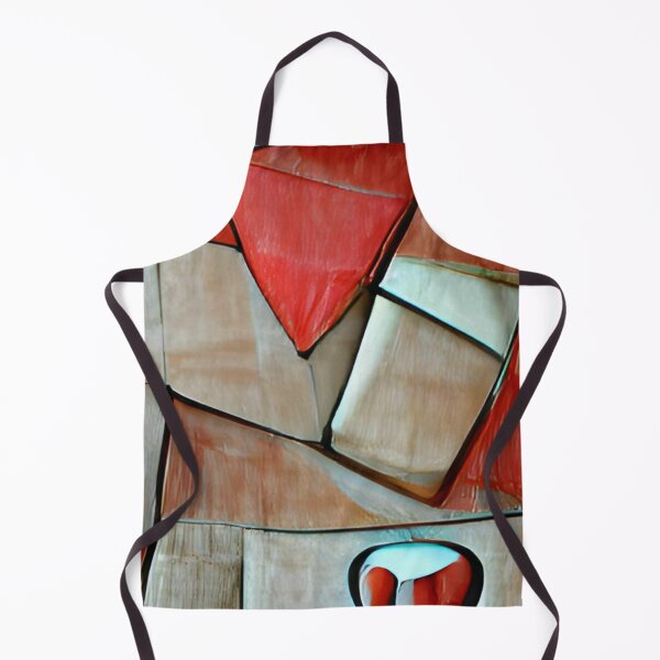 Artikelvorschau, bright cubism geometric abstract red blue original art entworfen und verkauft von Surrealarts727.
