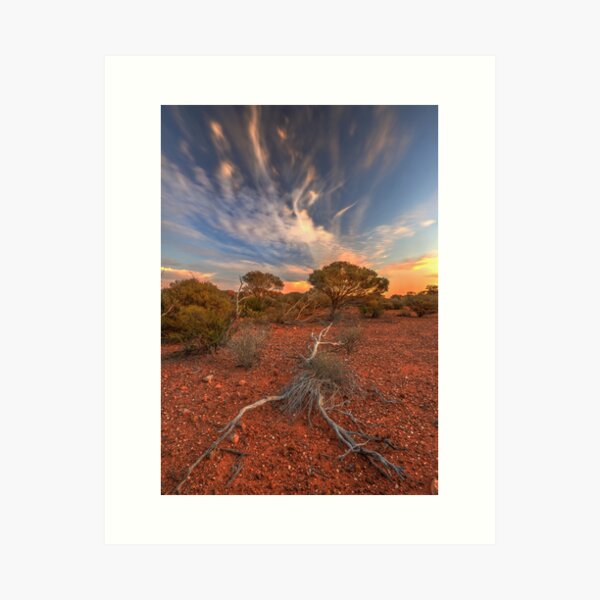A1 A2 A3 Australia  Great Ranges Sunset Landscape Outback Photo art Print 